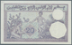 Tunisia / Tunisien: 20 Francs 1929 P. 6b, Light Center And Corner Fold, Crisp Paper And Original Col - Tusesië