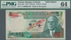 Delcampe - Tunisia / Tunisien: Set Of 3 Notes 1/2, 1 And 5 Dinars 1972 Specimen P. 66s-68s, All PMG Graded: 66G - Tunisia