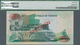 Delcampe - Tunisia / Tunisien: Set Of 3 Notes 1/2, 1 And 5 Dinars 1972 Specimen P. 66s-68s, All PMG Graded: 66G - Tusesië