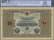 Turkey / Türkei: Rare Specimen Banknote Of 10 Livres ND(1916) AH1332, RS-4-8, With German Specimen P - Turkije