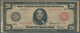 United States Of America: 20 Dollars Federal Reserve Note, Series 1914 With Portrait Of President Cl - Otros & Sin Clasificación