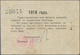 Russia / Russland: North Caucasus, State Bank, Kislovodsk Company, Independent Army, 3 Rubles 1918, - Rusia