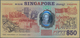 Singapore / Singapur: Very Nice Set With 15 Banknotes Comprising Two Original Folder With 25 Dollars - Singapore