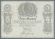 Deutschland - Altdeutsche Staaten: Baden 10 Gulden 1854 PiRi A32a, Mit Festem, Originalem Papier, Se - …-1871: Altdeutschland