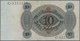 Deutschland - Deutsches Reich Bis 1945: 10 Reichsmark 1924 Ro. 168a In Erhaltung: VF-. - Autres & Non Classés