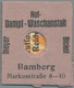 Deutschland - Briefmarkennotgeld: BAMBERG, Meyer / Bickel, Hof-Dampf-Waschanstalt, 10 Pf. Bayern Abs - Autres & Non Classés