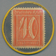Deutschland - Briefmarkennotgeld: GEVELSBERG, L. & J. Buscher, Schuhwaren, 40 Pf. Ziffer, Zelluloidk - Andere & Zonder Classificatie