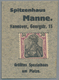 Deutschland - Briefmarkennotgeld: HANNOVER, Spitzenhaus Manne, 50 Pf. Germania Violett/schwarzbraun, - Andere & Zonder Classificatie