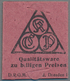 Deutschland - Briefmarkennotgeld: KÖLN, Kaufhaus Carl Peters, 10 Pf. Germania Orange, Im Roten Faltk - Autres & Non Classés