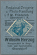 Deutschland - Briefmarkennotgeld: OBERSTDORF, Wilhelm Herzog, Medizinal-Drogerie, 30 Pf. Germania Bl - Andere & Zonder Classificatie