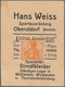 Deutschland - Briefmarkennotgeld: OBERSTDORF, Hans Weiss, Sportausrüstung U. A., Briefmarken-Notgeld - Otros & Sin Clasificación