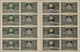Deutschland - Notgeld - Bayern: Memmingen, Stadt, 50 Pf., 1.11.1918, Druckbogen Von 16 Scheinen (4 X - Lokale Ausgaben