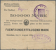 Deutschland - Notgeld - Sachsen: Glauchau, Stadtgirokasse, Kundenschecks, 250 Tsd. Mark, 27.7.1923, - [11] Emissions Locales