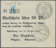 Deutschland - Notgeld - Ehemalige Ostgebiete: Rastenburg, Ostpreußen, Magistrat, 17 X 50 Pf., 7 X 1 - Otros & Sin Clasificación