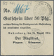 Deutschland - Notgeld - Ehemalige Ostgebiete: Rastenburg, Ostpreußen, Magistrat, 17 X 50 Pf., 7 X 1 - Autres & Non Classés