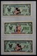 Varia: 1987-2014: Beautiful Collection, Mosty Uncirculated Disney Dollars (banknotes Valid In Disney - Autres & Non Classés