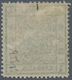 China: 1878, Large Dragon Thin Paper 1 Ca. Yellow Green, Deep Impression, Cliché 20, Unused Mounted - Other & Unclassified