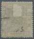 China: 1878, Large Dragon Thin Paper 1 Ca. Deep Green, Cliché 7, Deep Impression, Used Blue Seal (Mi - Other & Unclassified