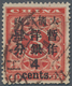 China: 1897, Red Revenue, Large 4 Cents On 3 C., Canc. Large Dollar "SHANGHAI 4 JUN 97" (Michel Cat. - Sonstige & Ohne Zuordnung