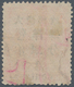 China: 1897, Red Revenue, Large 4/cents On 3 C., Heavy Surcharge, Canc. Large Dollar In Brown (Miche - Sonstige & Ohne Zuordnung