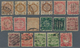 China: 1897, Tokyo Printing, Ex-1/2 C.-$1used On Two Stockcards, Total 35 Copies (Michel Cat. 690.-) - Sonstige & Ohne Zuordnung