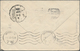 China - Portomarken: 1915, 4 C. Blue Strip-3 Tied "SHANGHAI 14.9.25" To Incoming Cover From Boston/U - Portomarken