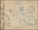 China - Portomarken: 1932, 2 C. (4), 10 C. (7) Tied "TIENTSIN 30.2.27" (July 27, 1941) To Reverse Of - Portomarken