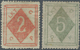 China - Lokalausgaben / Local Post: Weihaiwei, 1899, 2 C. And 5 C., Unused No Gum, The 5 C. Two Tear - Sonstige & Ohne Zuordnung