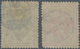 China - Lokalausgaben / Local Post: Weihaiwei, 1899, 2 C. And 5 C., Used (Michel Cat. 950.-) - Other & Unclassified