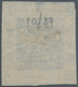China - Shanghai: 1865, Non-seriffed Numeral, 1 Cand. Blue On Wove Paper, Livingstone 10 Printing 29 - Other & Unclassified