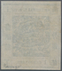 China - Shanghai: 1866, Large Dragon Non-seriffed, 1 Ca. Indigo On Thin Wove Paper, All Sides Full T - Sonstige & Ohne Zuordnung