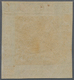 China - Shanghai: 1865, "Candareen." In The Singular, 4 Cands. Yellow On Thin Wove Paper, Liv. 9 Pr. - Autres & Non Classés