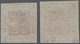 China - Shanghai: 1865, "Candareens." In The Plural, 12 Cands. On Thin Wove Paper, Two Singles, One - Sonstige & Ohne Zuordnung