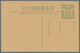 China - Provinzausgaben - Nordostprovinzen (1946/48): Postal Stationery Card, 40 $ Green, Mao Tse Tu - Cina Del Nord-Est 1946-48
