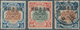 China - Provinzausgaben - Yunnan ( 1926/33): 1926, Junk/reaper/hall 1/2 C.-$5, Cpl. Set, Unused Moun - Yunnan 1927-34