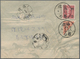 China - Ausgaben Der Provinzen (1949): Fukien, 1949, Bisected Silver Yuan Stamps, Fu Shek, 2 C. Bise - Other & Unclassified