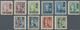 China - Ausgaben Der Provinzen (1949): Kwangsi, 1949, 1/2 C./21 C. Silver Yuan Surcharge Set Of 10, - Sonstige & Ohne Zuordnung