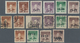 China - Ausgaben Der Provinzen (1949): Kwangtung, 1949 Canton Surcharges 1 C./$100-15 C./$20 Set Min - Sonstige & Ohne Zuordnung