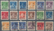 China - Ausgaben Der Provinzen (1949): East Szechuan, 1949, Set 2 1/2 C.-25 C. Surcharges Unused No - Sonstige & Ohne Zuordnung