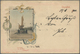 China - Ganzsachen: 1897/99 ICP 1 . Uprated Coiling Dragon 4 C. Tied "SHANGHAI 21 MAY 00" In Combina - Postcards