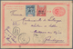 China - Ganzsachen: 1905. Registered Imperial Chinese Post Postal Stationery Card 1 Cent Pink Bearin - Postcards