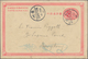 China - Ganzsachen: 1897, Card ICP 1 C. Canc. Bisected Bilingual "SAMSHUI 16 FEB 06" Via "CANTON" Sa - Ansichtskarten