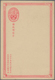 China - Ganzsachen: 1897, Card ICP 1 C. Mint W. On Reverse Ink Drawing Of "Forbidden City" Signed T. - Ansichtskarten