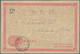 China - Ganzsachen: 1897, Card ICP 1 C. Canc."SHANGHAI LOCAL POST E AP 17 99" Used Local With Messen - Postcards