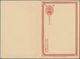 Delcampe - China - Ganzsachen: 1898/1907, Card CIP 1+1 C. "SOLD IN BULK" In Violet On CIP 1 C. Resp. Officially - Ansichtskarten