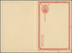 China - Ganzsachen: 1904. Chinese Imperial Post Postal Stationery Double Reply Card Cancelled By Lun - Postcards