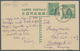 China - Ganzsachen: 1933, Card Junk 2 C. Green Uprated 13 C. Martyr Resp. Junk / C. And Dr. Sun Used - Ansichtskarten