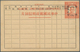 China - Ganzsachen: 1940 (ca.). Postal Stationery 'Reponse' 'Sun Yat-Sen' 12c On 15c Orange For Prov - Postcards