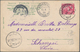 China - Incoming Mail: 1906, Egypt, 5 M. Tid "ALEXANDRIE 15 III 06" To Ppc Via "SUEZ" To Shanghai, T - Sonstige & Ohne Zuordnung