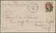 China - Fremde Postanstalten / Foreign Offices: USA, 1875 (ca.), 10 C. Brown Canc. Mute Wedges Type - Other & Unclassified